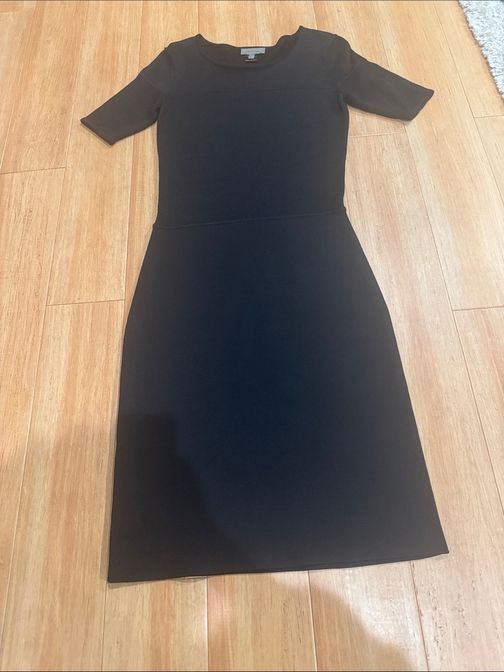 Black Midi Sheath Dress